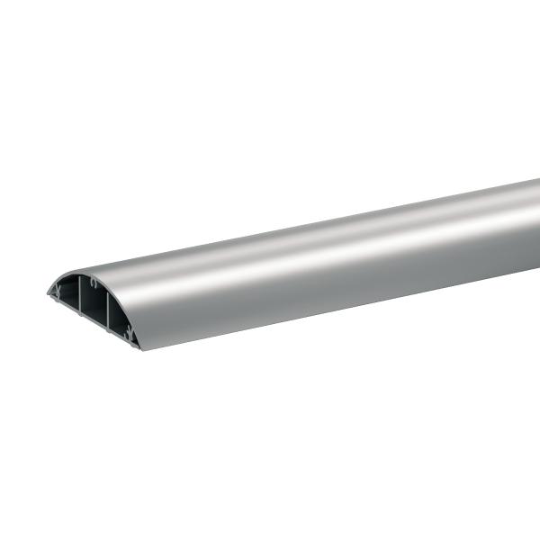 Photo OptiLine 50 - passage de plancher avec couvercle - aluminium - 18x75mm | Ref : ISM20857     