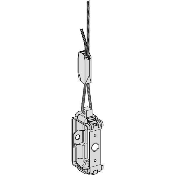Photo Canalis KBA - trier universel - avec cable acier 3 m | Ref : KBA40ZFSU    