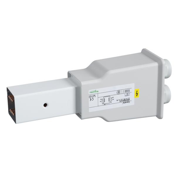 Photo Canalis KBB - embout d'alimentation gauche 40A blanc - 2x(3L+N)+PE - 1 terre | Ref : KBB40ABG44EW