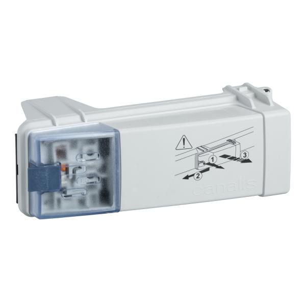 Photo Canalis KB - connecteur dérivation 16A - sélection de ph. sans protec. | Ref : KBC16DCB21