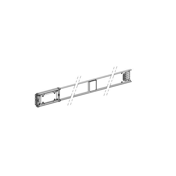 Photo Canalis KNA - lment droit 40A - 3m blanc 1 fentre | Ref : KNA40ED4301  