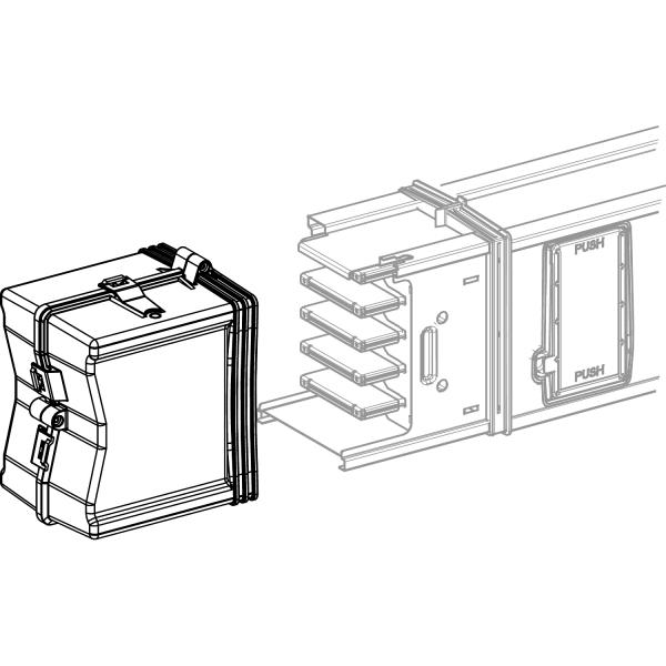 Photo Canalis KSA - couvercle de finition 1000A | Ref : KSA1000AF1   