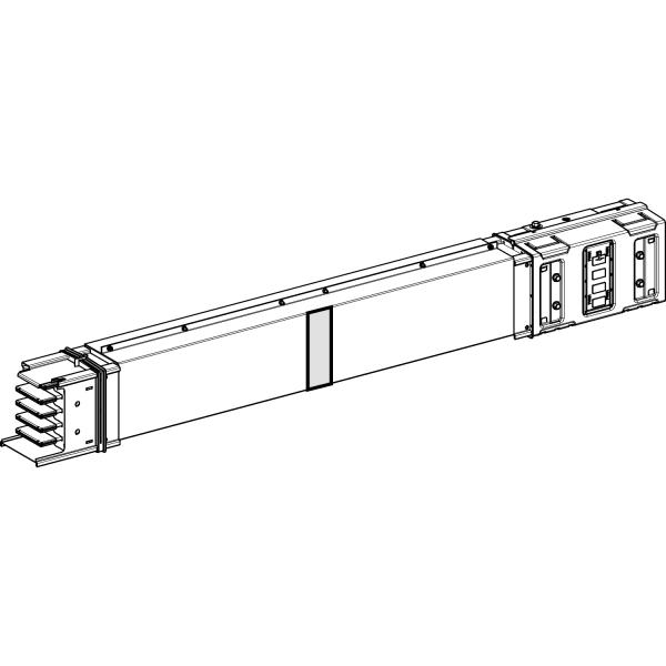 Photo Canalis KSA - lment spcial droit horiz. avec coupe feu 1000A - 800-1900 mm | Ref : KSA1000ET43AF