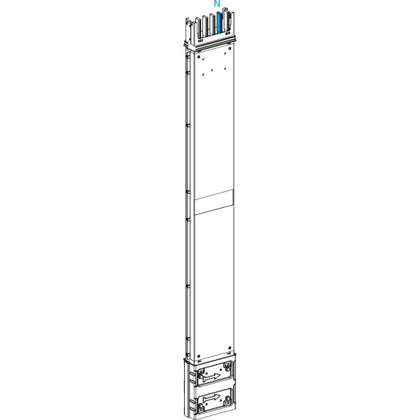 Photo Canalis KSA - élément spécial droit vertic. avec coupe feu 400A - 700-1900 mm | Ref : KSA400CM4AF