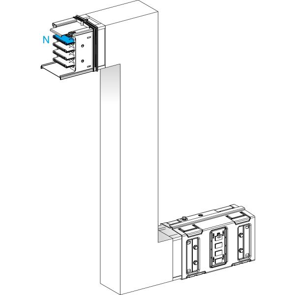 Photo Canalis KSA - Zed vertical 630A - A&C=300mm - B=300-800mm | Ref : KSA630DZE41A
