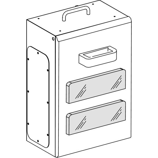 Photo Canalis KSB - coffret de drivation 160A 24 mod. De 18mm 3L+N+PE | Ref : KSB160SM424