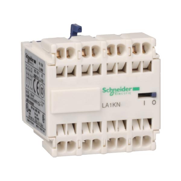 Photo TeSys CA - bloc de contacts auxiliaires - 1F+3O - bornes  ressort | Ref : LA1KN133