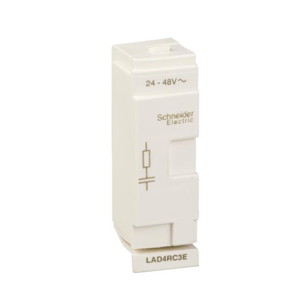 Photo TeSys D - module d'antiparasitage - diode d'crtage bidirectionnel - 24Vca | Ref : LAD4TB