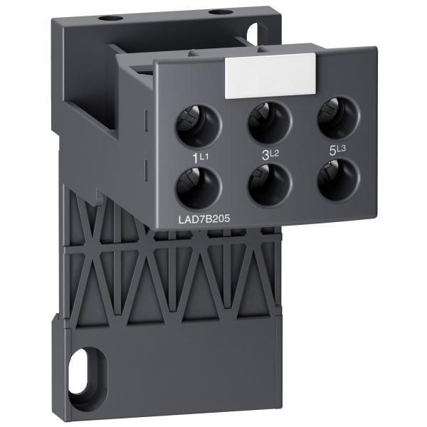 Photo TeSys - LAD bornier pour TeSys LR3D, LR9D, LRD - 4A à 32A | Ref : LAD7B205