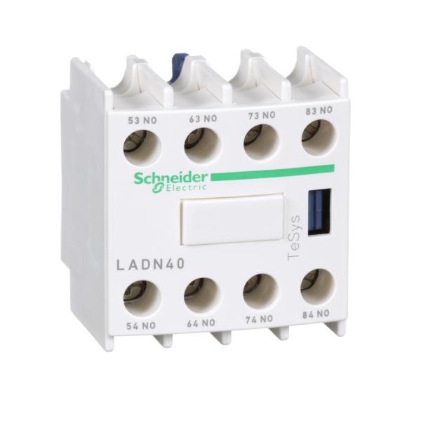 Photo TeSys D - bloc de contacts auxiliaires - 4F+0O - bornes  vis-triers | Ref : LADN40