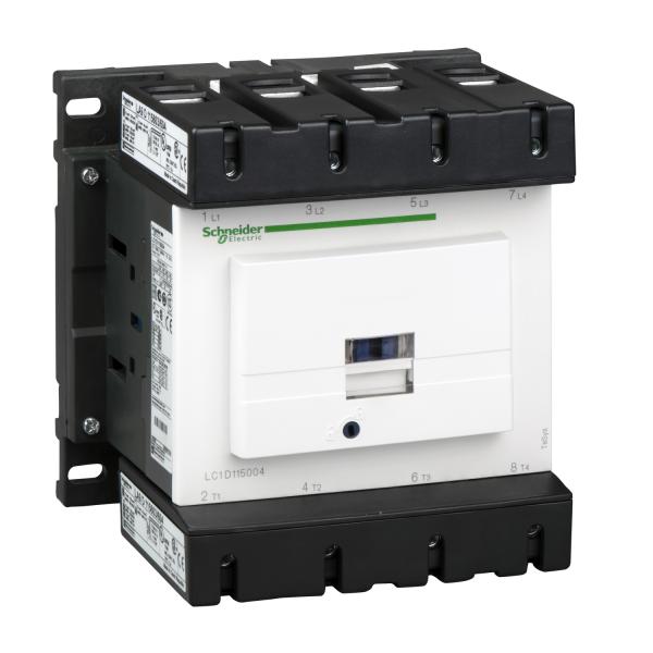 Photo TeSys LC1D - contacteur - 4P - AC-1 440V - 200A - bobine 24Vcc | Ref : LC1D115004BD