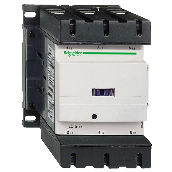 Photo TeSys LC1D - contacteur - 3P - AC-3 440V - 115A - bobine 115Vca | Ref : LC1D115FE7