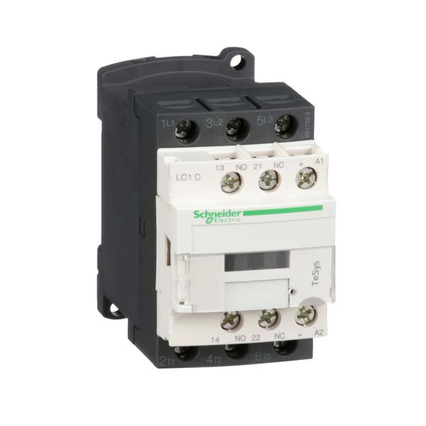 Photo TeSys LC1D - contacteur - 3P - AC-3 440V - 18A - bobine 24Vcc | Ref : LC1D18BD