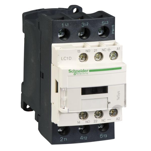 Photo TeSys LC1D - contacteur - 3P - AC-3 440V - 25A - bobine 24Vcc | Ref : LC1D25BL
