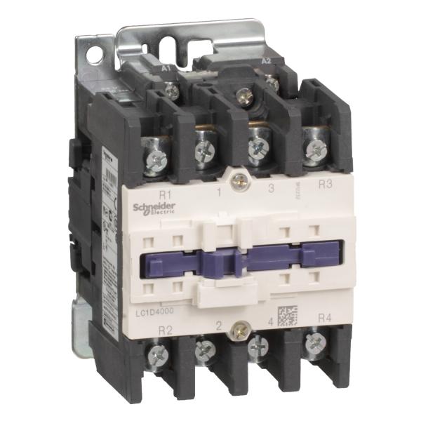 Photo TeSys LC1D - contacteur - 4P (2F+2O) - AC-1 440V - 60A - bobine 48Vca | Ref : LC1D40008E7