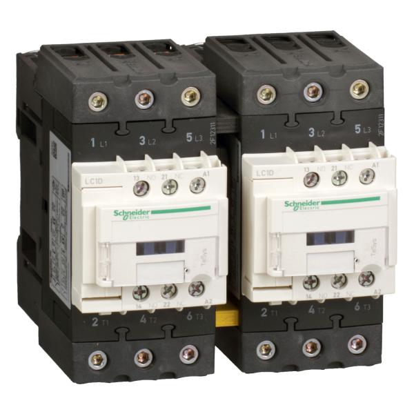 Photo TeSys D - contacteur inverseur Everlink - 3P - AC-3 - 440V - 40A - bobine 230V | Ref : LC2D40AP7