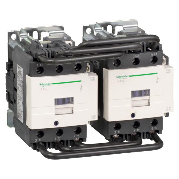 Photo TeSys LC2D - contacteur inverseur - 3P - AC-3 440V - 80A - bobine 48Vca | Ref : LC2D80E7