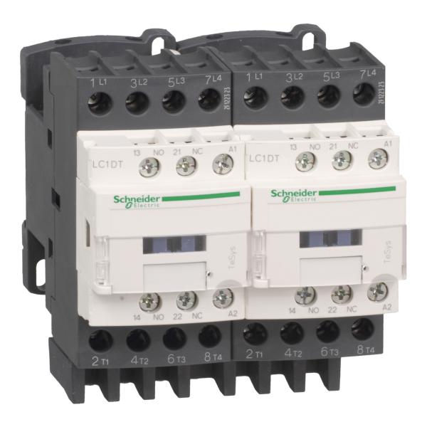 Photo TeSys LC2D - contacteur inverseur - 4P - AC-1 440V - 40A - bobine 120Vca | Ref : LC2DT40G7