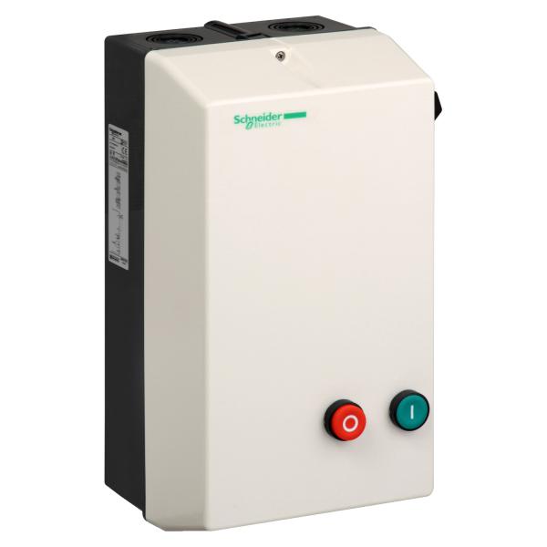 Photo Tesys LE4D - dmarreur en coffret - 25A - bobine 230Vca | Ref : LE4D25P7