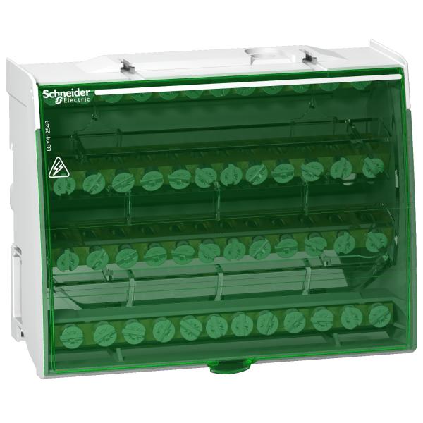 Photo Linergy DS - répartiteur étagé tétrapolaire - 125A - 4x12 trous | Ref : LGY412548