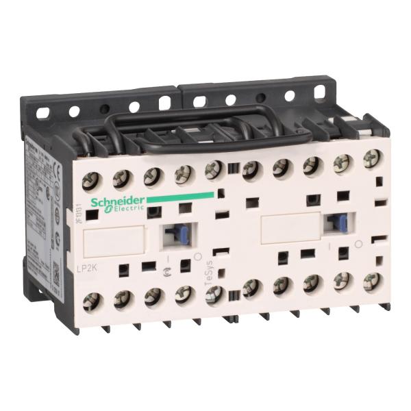 Photo TeSys LP2K - contacteur inverseur - 3P - AC-3 440V - 9A - bobine 24Vcc | Ref : LP2K0901BD