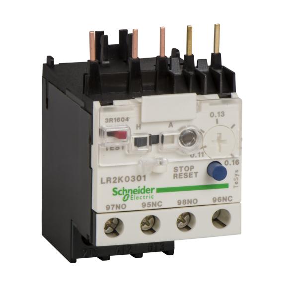 Photo TeSys LR - relais de protection thermique moteur - 0,23..0,36A - classe 10A | Ref : LR2K0303