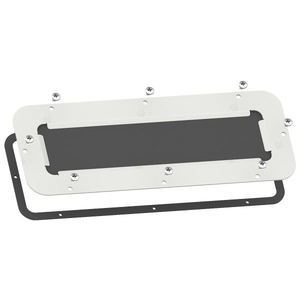 Photo Spacial - plaque passe-câbles FlexiCable - pour coffret S3D - acier - 245x130mm | Ref : NSYTLCME