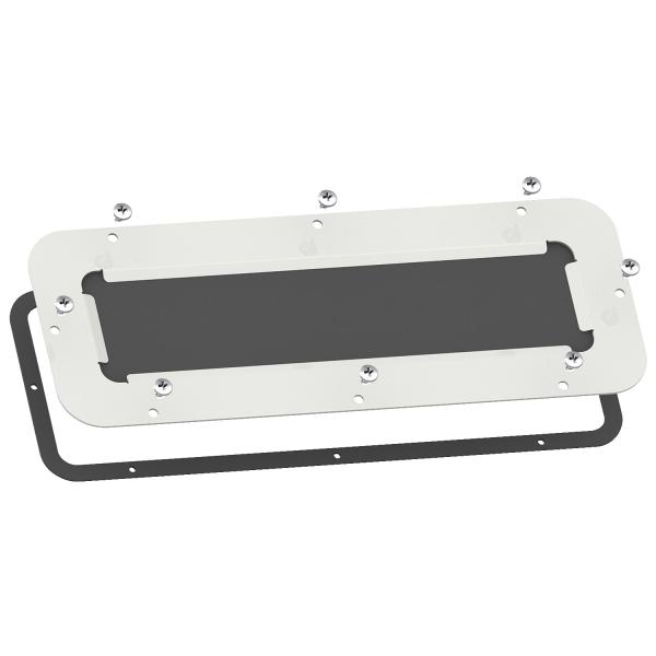 Photo Spacial - plaque passe-cbles FlexiCable - pour coffret S3D - acier - 445x130mm | Ref : NSYTLEME