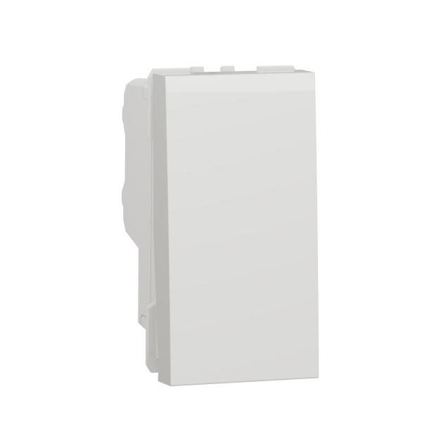 Photo Unica - interrupteur bipolaire - 16A - 1 mod - Blanc - mca seul | Ref : NU316218