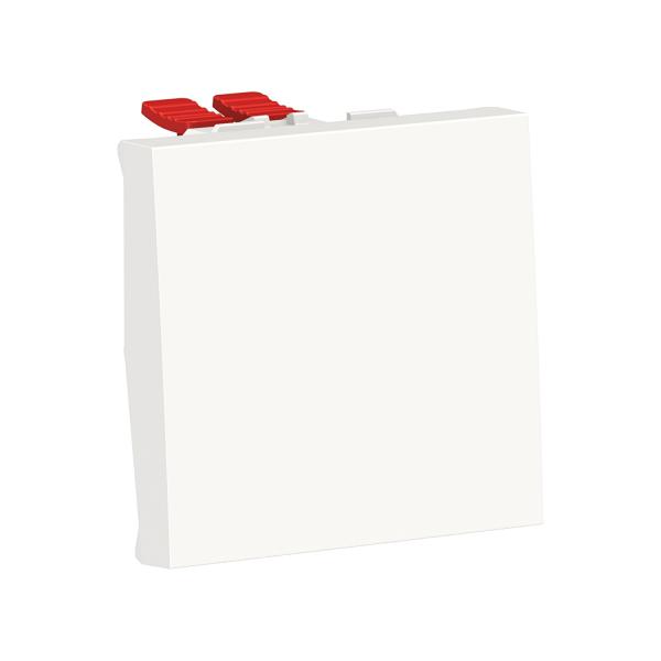Photo Unica - permutateur - 10A - 250Vca - 2 modules - Blanc - mcanisme seul | Ref : NU320518