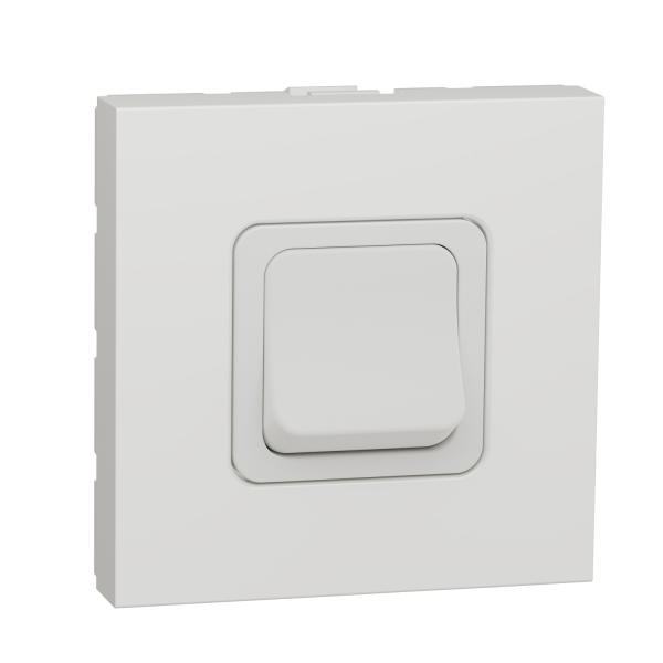 Photo Unica - interrupteur bipolaire - 20A - 2 mod - Blanc - mca seul | Ref : NU322518