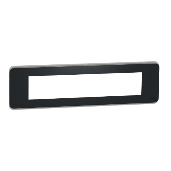 Photo Unica Pro - plaque de finition - Anthracite - 10 modules | Ref : NU411054