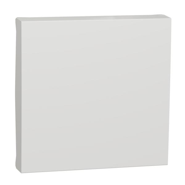 Photo Unica - enjoliveur interrupteur ou bouton-poussoir - 2 mod - Blanc | Ref : NU920018
