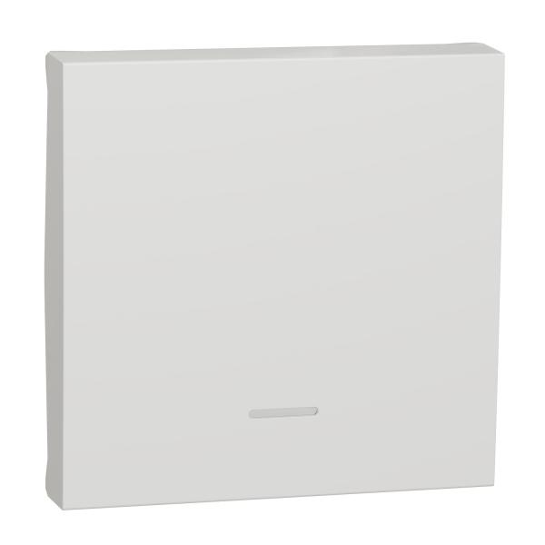 Photo Unica - enjoliveur interrupteur ou bouton-poussoir lumineux - 2 mod - Blanc | Ref : NU920018N