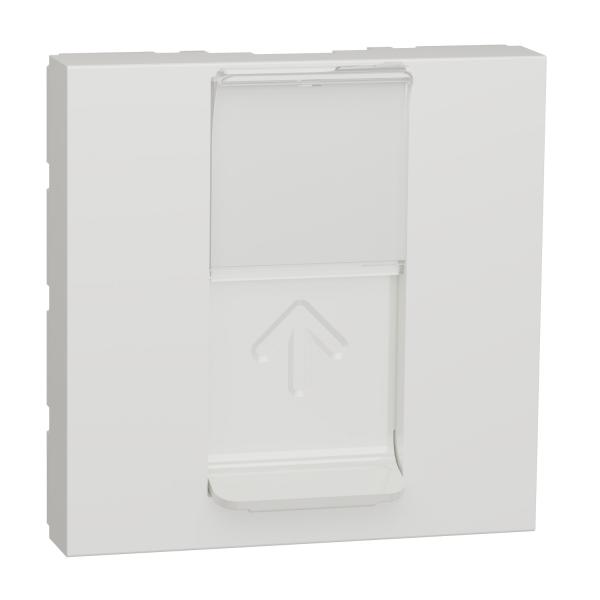 Photo Unica - prise pour 1 RJ45 S-One - 2 mod - Blanc - méca seul | Ref : NU941118