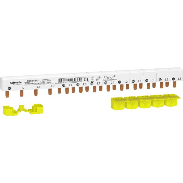 Schneider Electric R9PFC720 Resi9 - disjoncteur modulaire - 3P+N - 20A -  courbe C - peignable