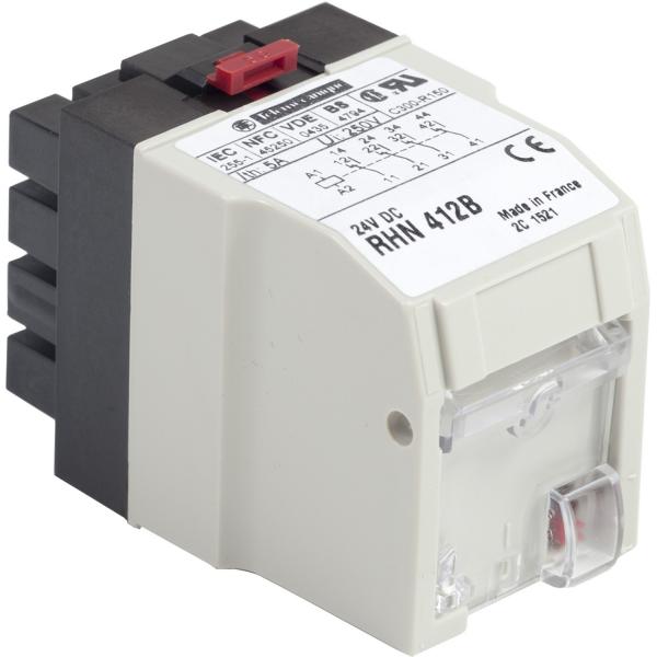 Photo Zelio Relay RH - relais embrochable - 4 OF - test + visu - 24VDC | Ref : RHN412B