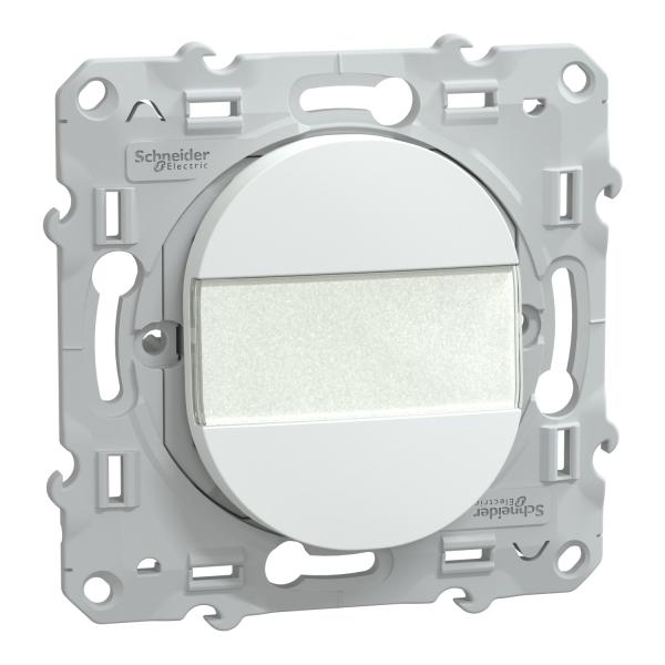Photo Poussoir Porte Etiquette Blanc | Ref : S320266