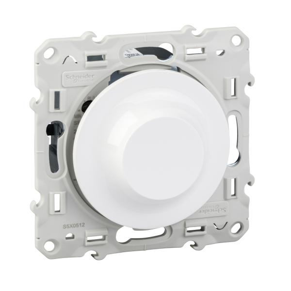 Photo Odace - variateur universel - Blanc - LED 4 00W | Ref : S520512