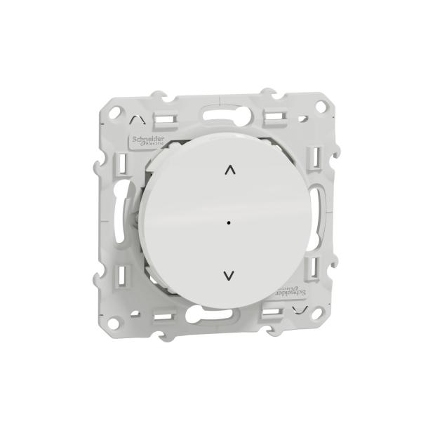 Photo Wiser Odace - interrupteur volet-roulant - 4A - zigbee - blanc - permet de grer les volets roulants en commande manuelle mais galement via un assistant vocal et/ou smartphone en local ou  distance grce  la passerelle wifi | Ref : S520567W