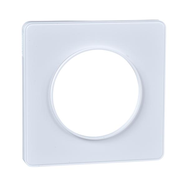 Photo Odace Touch - plaque de finition 1 poste - Blanc RAL9003 | Ref : S520802