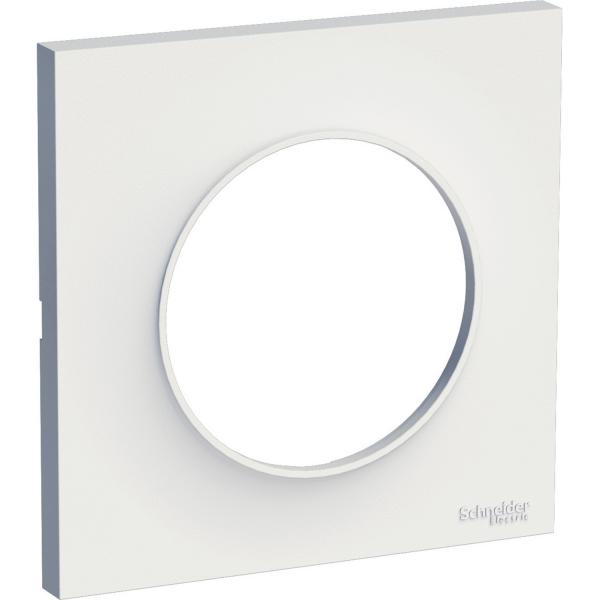 Photo Odace Styl, lot de 100 plaques Blanc 1 poste | Ref : S523702P
