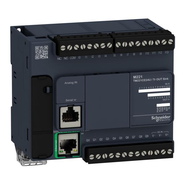 Photo Modicon TM - Controleur m221-24es tr.n pn ethernet | Ref : TM221CE24U