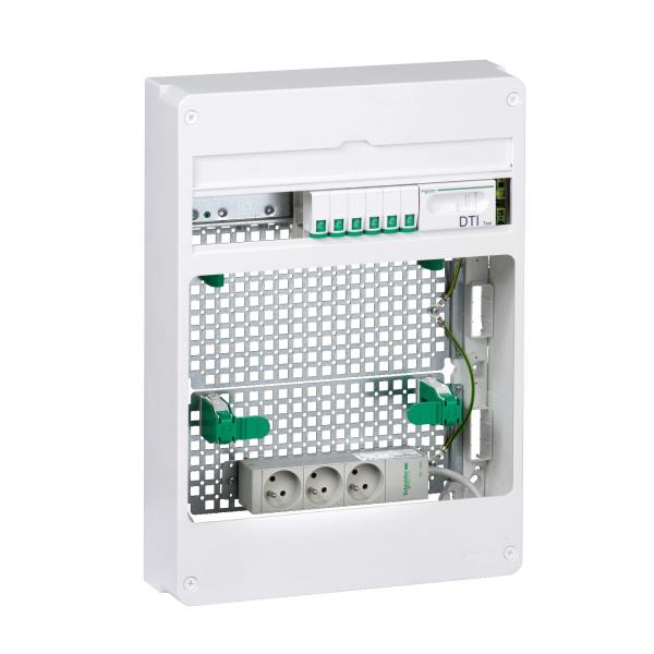 Photo LexCom Home - coffret Grade 2TV Box Essential - 6xRJ45 cat 6 - Resi9 18M 3R | Ref : VDIR390042