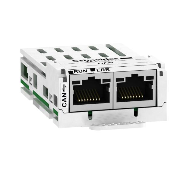 Photo Altivar - carte communication - option CANopen 2xRJ45 - pour ATV32/Lexium 32 | Ref : VW3A3608