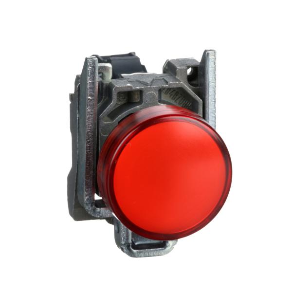 Photo Harmony XB4 - voyant lumineux DEL - 22 - rouge - 24V - vis trier | Ref : XB4BVB4