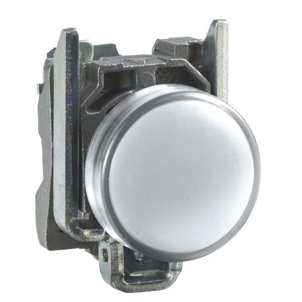 Photo Harmony XB4 - voyant lumineux DEL - Ø22 - blanc - 120V - vis étrier | Ref : XB4BVG1