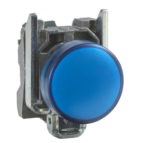 Photo Harmony XB4 - voyant lumineux DEL - 22 - bleu - 230V - vis trier | Ref : XB4BVM6