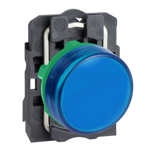 Photo Harmony XB5 - voyant lumineux DEL - 22 - bleu - 120V - vis trier | Ref : XB5AVG6