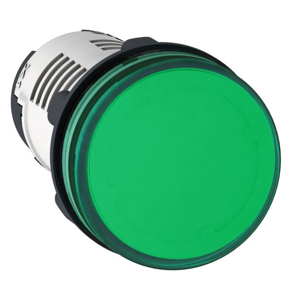 Photo Harmony voyant rond - 22 - vert - LED intgre - 24V | Ref : XB7EV03BP